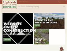Tablet Screenshot of highfieldscomposting.org